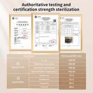 Lavadora de frutas y verduras Potente dispositivo limpiador de frutas espumoso en agua Purificador limpiador de frutas portátil para verduras - Product Image 6