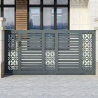 Offre Spéciale : Portails Extérieurs Électriques Modernes en Aluminium – Coulissants/Anciens Modèles à Battants, Design Intimité, Clôture pour Animaux, Sécurité de Jardin