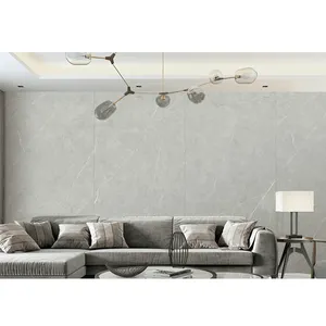 Lastre di marmo grandi in porcellana di grande formato 1600*3200*12mm Armani grigio chiaro per soggiorno