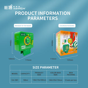 Chuzhise CA-1901 150ml Eco-vriendelijke plastic aquariumtimer & voeder voor schildpadden/garnalen/andere dieren met doosverpakking - Product Image 6