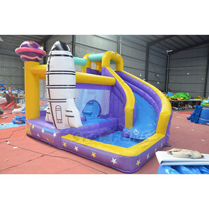 Tùy chỉnh lâu đài bouncy Inflatable Bouncer trẻ em Inflatable nhà bị trả lại với trượt nước nhảy lâu đài trượt với bóng hồ bơi - Product Image 1
