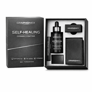 GRAPHONEX 12H น้ำยาเคลือบเซรามิกซ่อมแซมตัวเองได้ ป้องกันสีรถยนต์แบบนาโน ป้องกันน้ำ ป้องกันรังสียูวี ระดับมืออาชีพ รับประกัน 5 ปี สำหรับรถยนต์ - Product Image 1