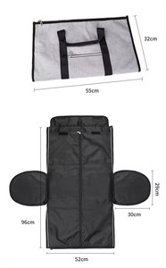 Vêtement de voyage Oxford portable de grande capacité Sac polochon léger à la mode Rangement pliant Costume de fitness Organisateur de chaussures - Product Image 5