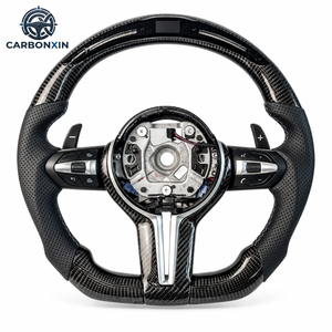 Volant chauffant en fibre de carbone pour BMW Série F F30 F10 535i F32 F20 F36 F22 M4 F82 X5 F15 F80 M3 F11 F31 F01 F07 X3 - Product Image 2