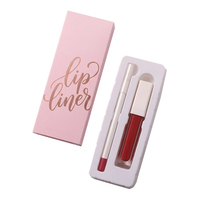 Boîte d'emballage personnalisée pour baume à lèvres, gloss, liner et teinture pour les lèvres, vide, pour cosmétiques