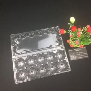 Egg Crate Wholesale Transparent Competitive 2*5 Holes Plastic PET Food Grade Plastic Trays for Drying Products within 7 Days