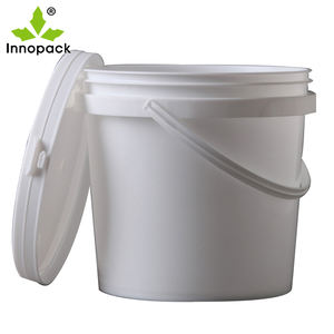 Seau de peinture en plastique Couvercle en PP Couleur personnalisée Vente directe d'usine Seau en plastique 10L Seau de stockage multifonctionnel - Product Image 2
