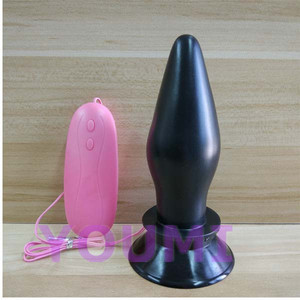 Vibratore Telecomandato Nero Giocattolo per Adulti con Giocattolo Maschile Testicoli Legati e Inseriti nell'Ano - Product Image 5