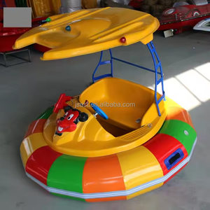 Bateaux tamponneurs gonflables électriques en fibre de verre PE pour enfants et adultes, avec pistolets à eau, jets et musique MP3, pour parcs aquatiques - Product Image 5