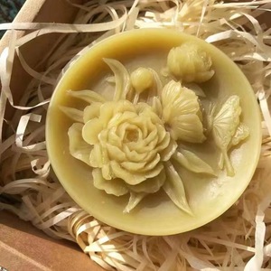 Rose Relief Silicone Mold Round Rectangular DIY Soap Candle Cake Mold Pink Gray Transparent - Product Image 4