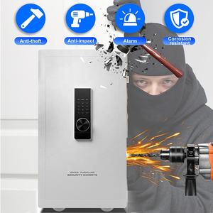 फिंगर प्रिंट स्टेनलेस स्टील सुरक्षा पैसे इलेक्ट्रॉनिक पासवर्ड कुंजी और फिंगरप्रिंट 140l सुरक्षित बॉक्स के साथ सुरक्षित - Product Image 4