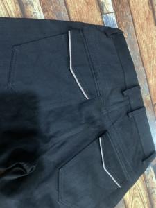 <span class=keywords><strong>Jeans</strong></span> Larghi da <span class=keywords><strong>Uomo</strong></span> Blu Indaco con Logo Personalizzato Denim Grezzo Pesante di Alta Qualità a Gamba Larga Taglie Forti Denim Cimosato - Product Image 6