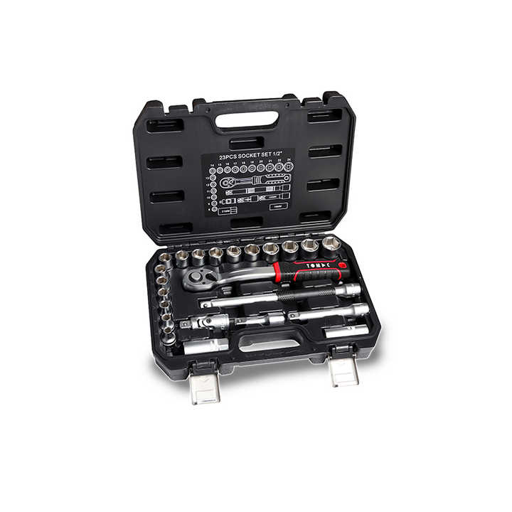 TOMAC 23pcs Professional Socket Tool Set for Cars Motorcycles and Bicycle Caja De Herramientas