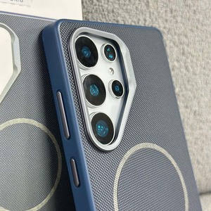 Étui antichute en cuir texturé diamanté L127 pour Samsung S26 S25 S24 S23 S22, coque magnétique antichoc pour iPhone - Product Image 3