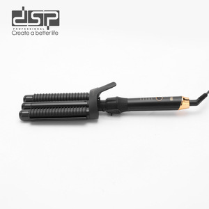 Rizador de pelo profesional Dsp de 3 barriles con tecnología de calentamiento cerámico PTC para uso en salón y en casa - Product Image 3