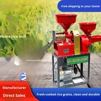 Petite machine à décortiquer le riz domestique à faible bruit, origine Chine, capacité 50 kg, fonctions de broyage, d'écosage et de battage
