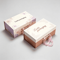 Caja de Regalo Magnética Plegable de Cartón Pequeña, Ecológica, de Lujo, Única, con Logotipo Personalizado, Cierre Magnético y Cinta