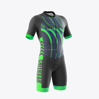 Combinaison de patinage de vitesse en ligne évacuant l'humidité uniforme de patinage à roulettes professionnel vêtements de ski et de neige pour hommes