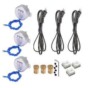 มอเตอร์ซิงโครนัส TYC ขนาด 42 มม. 5-6 รอบต่อนาที เฟสเดียว AC 100-127V แบบติดตั้งบนแผง สำหรับเครื่องหมุนแก้วน้ำ/แก้วน้ำแบบหมุน - Product Image 1