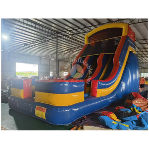 Opción Preferida para Fiestas Infantiles y de <span class=keywords><strong>Adultos</strong></span> en Verano: Toboganes Inflables Dobles con <span class=keywords><strong>Piscina</strong></span> para Alquilar - Product Image 2