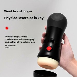 Copa de Masturbación Masculina con Presión Negativa, Producto para Adultos, con 5 Fuerzas de Succión y 10 Modos de Vibración, Juguetes Sexuales para Adultos - Product Image 1