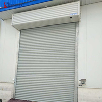 Porte à enroulement industrielle en aluminium, électrique et manuelle, robuste, pour entrepôt