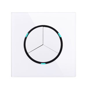 Durable Tempered Glass Touch Panel <b>Wall</b> <b>Light</b> Retro Style IP22 Waterproof 250V 3-<b>Switch</b> 16A 100000 Cycle Easy Installation Home - Product Image 1