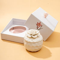 AIKUN Langlebiger Duft Luft reinigung Vorteile Umwelt freundliche Keramik Blumenvase Aroma Kerzen für Wohnkultur und Geschenks ets