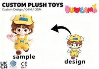 Peluche OEM de haute qualité en tissu doux pour enfants, idéale comme cadeau promotionnel d'entreprise