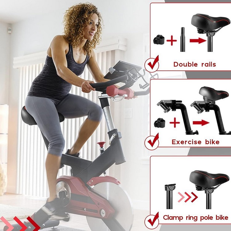 bike seat fishing reel bicycle seats TONBUX Wide for for Men & Women, Comfortable Peloton Bike Seat Cushion, Large Seat for Stationary, Exercise, Ebike, Cruiser, Mountain Bike while the redesigned G2 hood offers a secure fit and modern styling LEWEE Black Beach Cruiser Bike