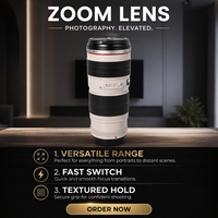 Appareil photo numérique HFT à succès – Objectif zoom plein format EF 70-200mm F/4L USM pour reflex numérique – Accessoire de gros