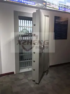 中国Jinzhengブランドで作られた銀行の強いボールトルームのための緊急eacape窓付き鋼板塗装ボールトドア