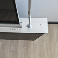 Système de conférence intelligent avec écran tactile LCD, table motorisée relevable pour ordinateur, système de conférence audio, moniteur LCD relevable