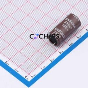 ตัวเก็บประจุแบบอิเล็กโทรไลต์อะลูมิเนียมแบบ Through-Hole รุ่น DHG100M337L250S1AA ขนาด D13xL25 มม. 330uF 20% 100V 1.6A-100kHz - Product Image 1