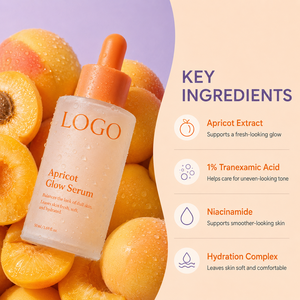 เซรั่มบำรุงผิวหน้า ODM Brightening Serum ผิวกระจ่างใส ลดความหมองคล้ำ จุดด่างดำ ด้วยสารสกัดจากแอปริคอตและกรดทรานเน็กซามิก เหมาะสำหรับทุกสภาพผิว - Product Image 1