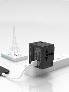 कस्टम लोगो के साथ सॉकेट ट्रैवल एडाप्टर के साथ सबसे अच्छा बिक्री के लिए uk प्लग के साथ कस्टम लोगो sdk सक्षम 2 यूएसबी - Product Image 5