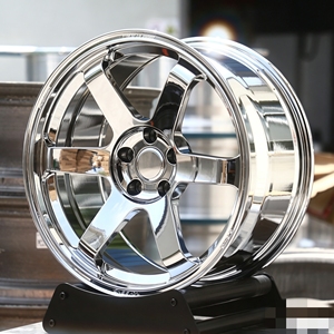 Jantes en alliage forgées monobloc personnalisées, couleur chrome, 6 branches, pour Rays Te37 VW Golf Toyota <span class=keywords><strong>Aygo</strong></span> Skoda Octavia - Product Image 5