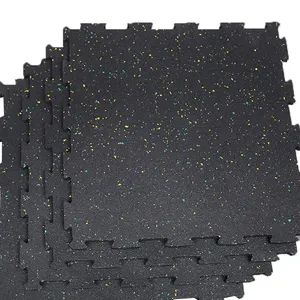 Rubber floor mat Factory direct hairhigh density floor tiles