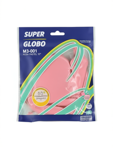 Palloncini a Cuore Super Globo Rosa Pastello 10 Pollici per Decorazioni Festa Compleanno Bambini in Lattice - Product Image 1