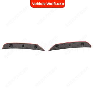 Juego de Lentes LED para Reflector de Parachoques Trasero de Audi Q2 2017-2024, Luz Roja Plana, Señal de Advertencia Lateral - Product Image 4