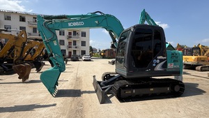 Excavatrice d'occasion Kobelco SK75 d'origine, haute qualité, provenant du Japon, 7,5 tonnes. - Product Image 6