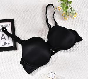 Sujetador Sexy de Color Sólido con Cierre Frontal para Mujer, Talla Grande, para Mujeres Curvilíneas y <span class=keywords><strong>Maduras</strong></span> - Product Image 1