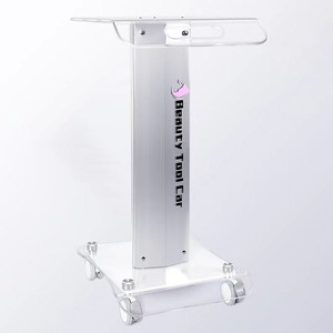 รถเข็นโลหะแบบพกพา 2 ชั้น สำหรับร้านเสริมสวย ดีไซน์ทันสมัย - Product Image 4