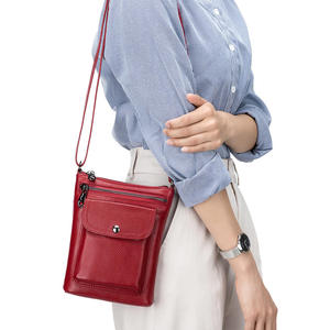 Genuine Leather Chain Strap <b>Phone</b> <b>Purse</b> Shoulder Bags for Women Ladies Crocodile Pattern Long <b>Wallet</b> Sling Bag Female - Product Image 3