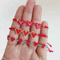 Bracelet Miyuki Bohème Européen Tendance Transfrontalière Simple Accessoires Série Cœur Bijou de Main Bracelets Perlés à la Mode