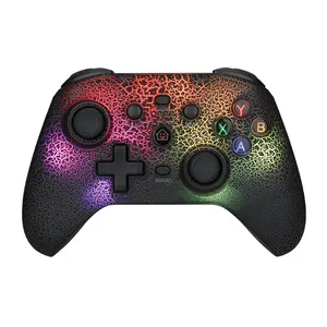 Contrôleur de console de jeu sans fil de haute qualité pour Nintendo Switch pour Android pour contrôleur de jeu éblouissant ISO RGB