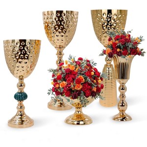 Hot Bán Đám Cưới Đường Dẫn Hoa Đứng Bảng Centerpieces Kim Loại Cao Hoa Bình Trang Chủ Tổ Chức Sự Kiện Trang Trí Đám Cưới - Product Image 2