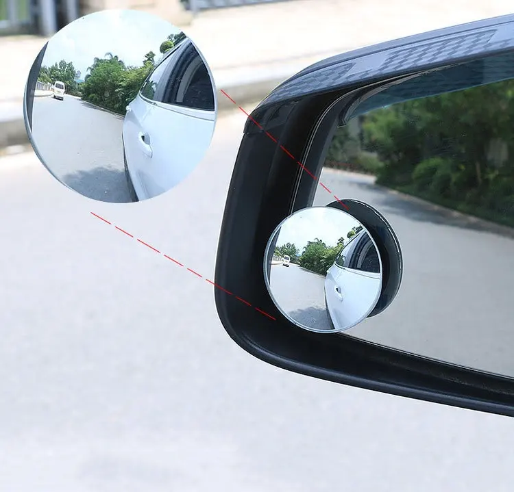 Nuoxin Supply 2 Packs Car 360 Rear View Glass Mirrors with Blind Spot