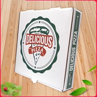 Boîtes à pizza personnalisées en pulpe recyclée de qualité alimentaire, impression 4 couleurs, boîte à pizza jetable pour la restauration