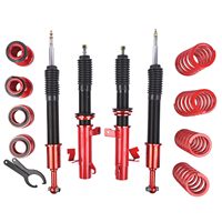 Amortiguadores GO Racing Compatibles con Mazda 3 Sedán de 4 Puertas 2010-2013, Kit de Reducción de Altura Ajustable